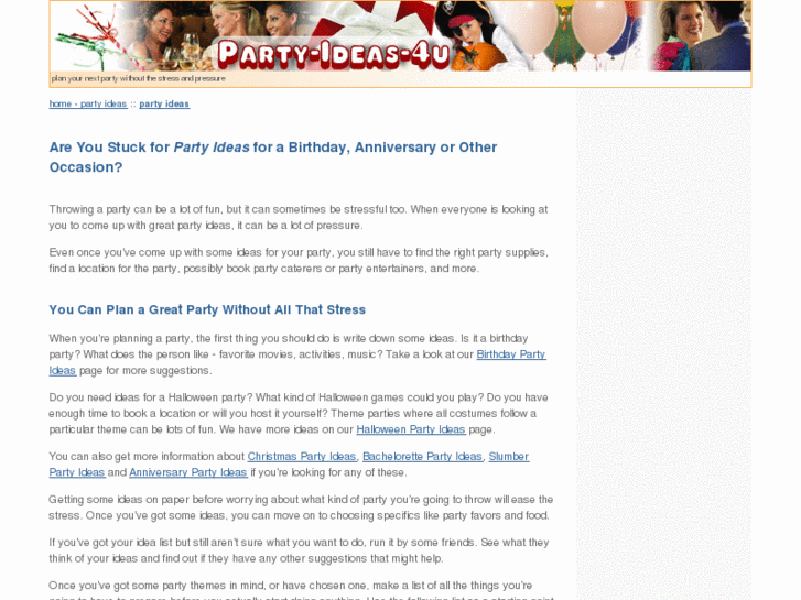 www.party-ideas-4u.com