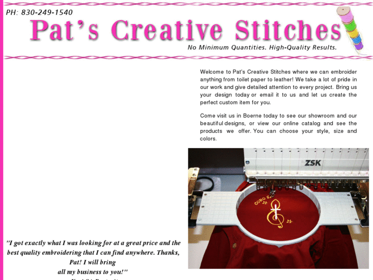 www.patscreativestitches.com