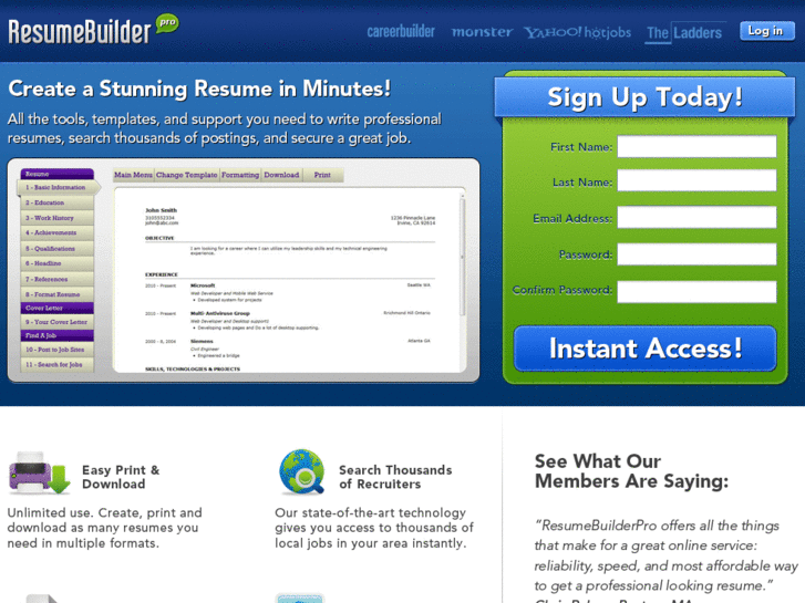 www.resumebuilderpro.com