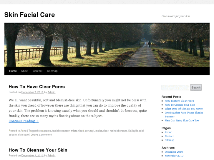 www.skinfacialcare.com