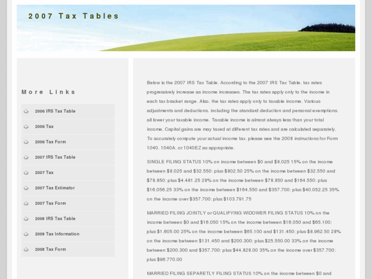 www.2007taxtables.com