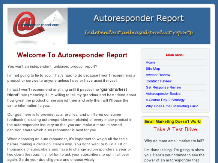 www.autoresponder-report.com