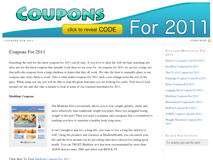 www.couponsfor2011.org