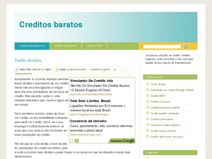 www.creditosbaratos.org