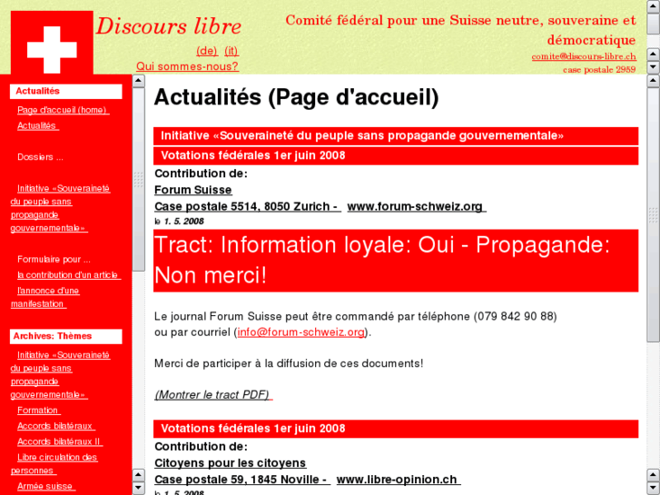 www.discours-libre.ch