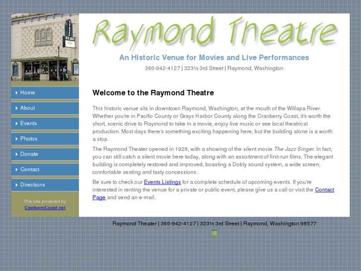 www.raymondtheater.com