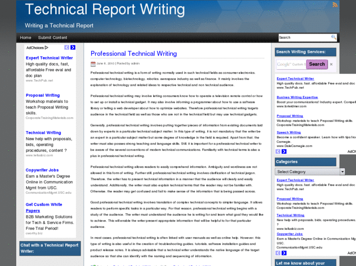 www.technicalreportwriting.net