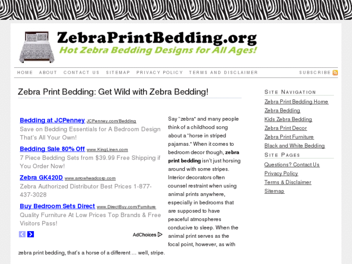 www.zebraprintbedding.org