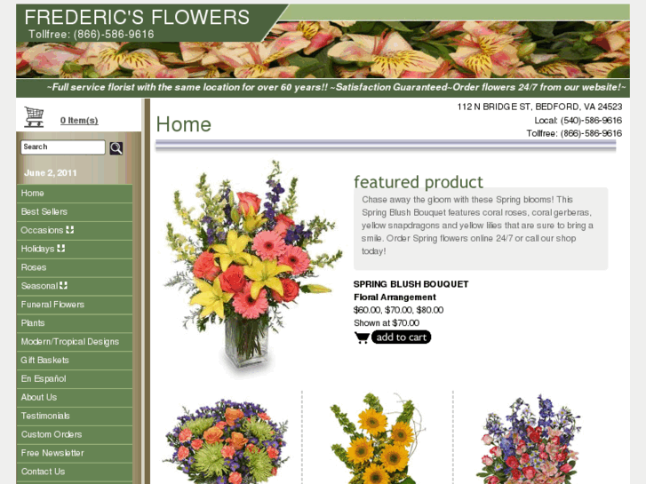 www.fredericsflowers.net