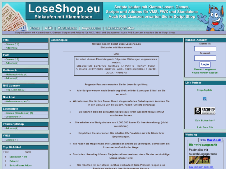 www.loseshop.eu