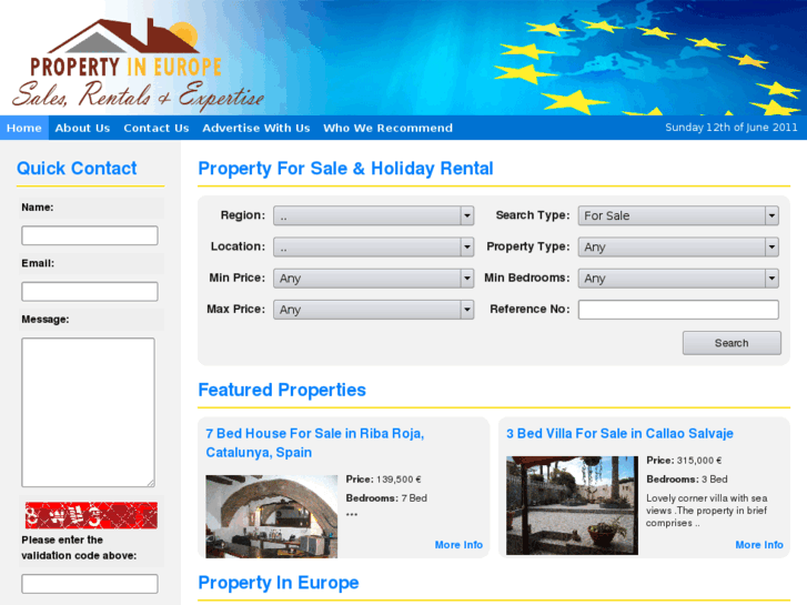 www.propertyineurope.co.uk