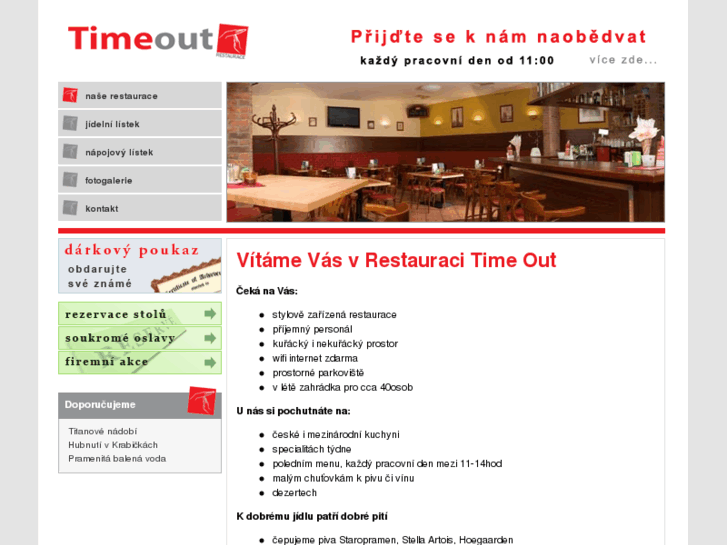 www.restauracetimeout.cz