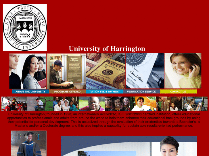 www.universityofharrington.com