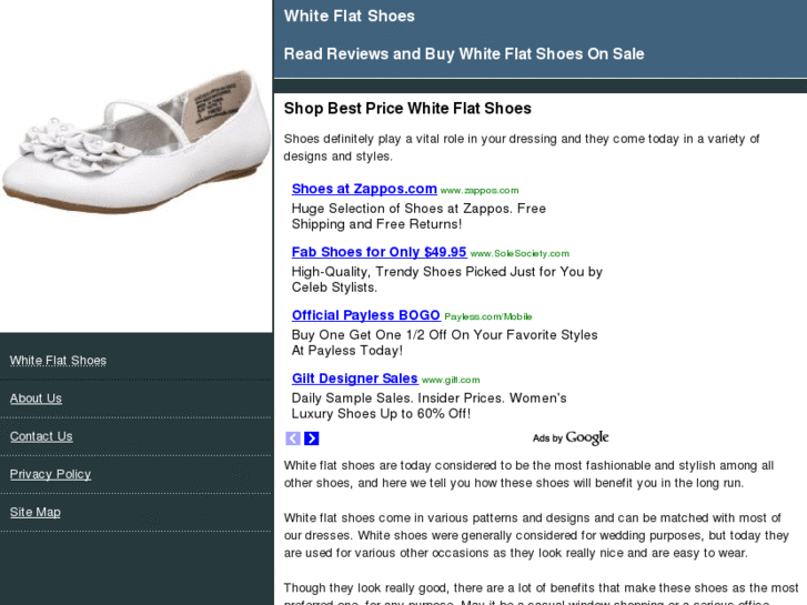 www.whiteflatshoes.net