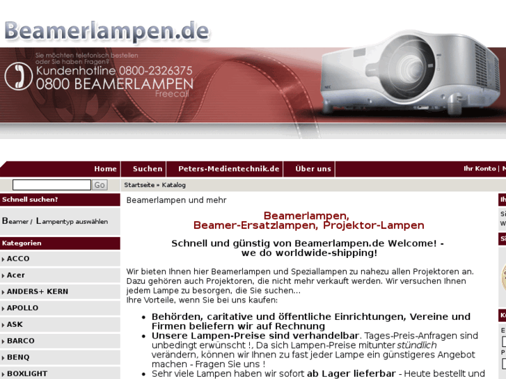 www.beamerlampen.de