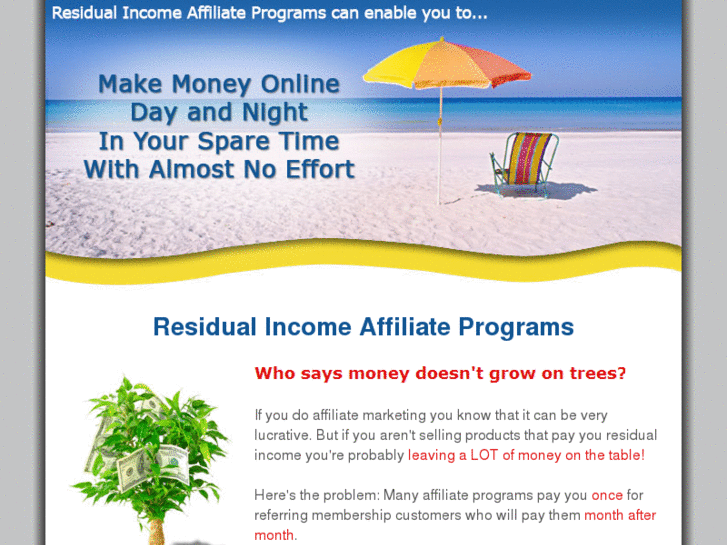 www.bestresidualincomeaffiliateprograms.com