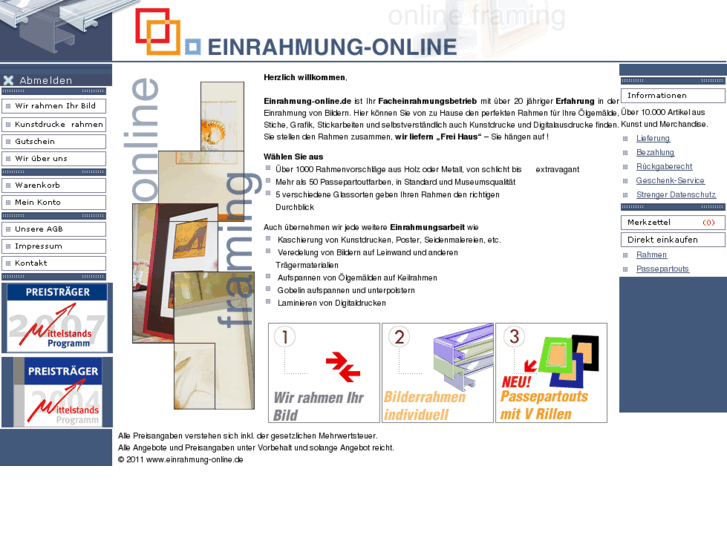 www.einrahmung-online.biz