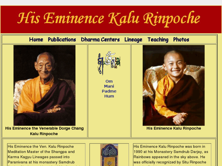 www.hiseminencekalurinpoche.org