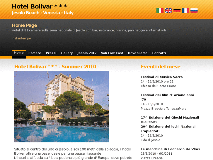 www.hotelbolivarjesolo.it