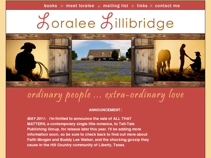 www.loraleelillibridge.com