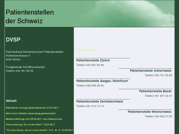 www.patientenstelle.ch