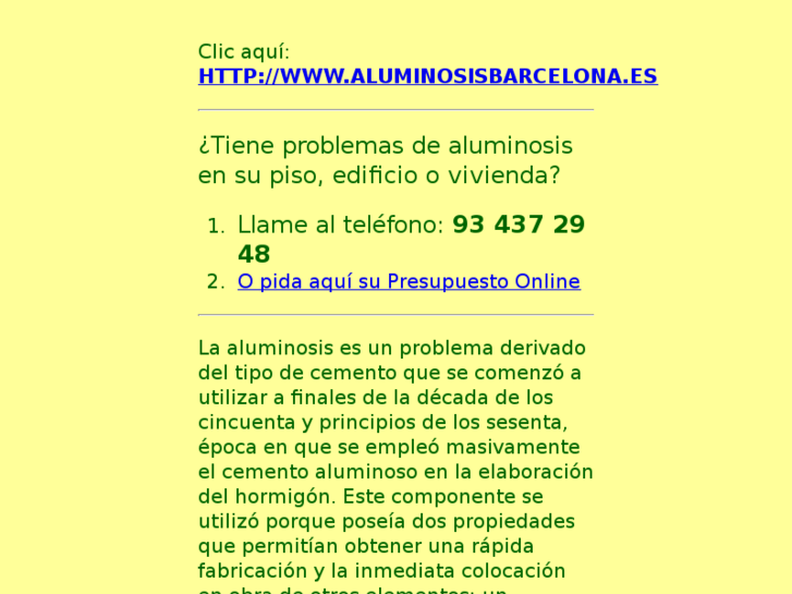 www.aluminosisbarcelona.com