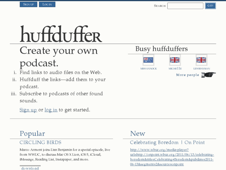 www.huff-duff.com