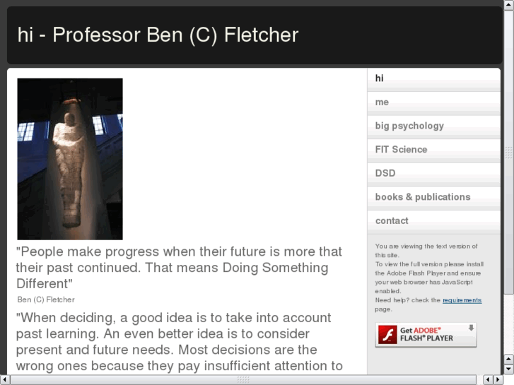 www.professorbenfletcher.com