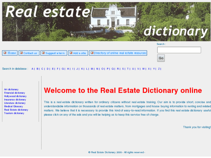 www.realestatedictionary.org