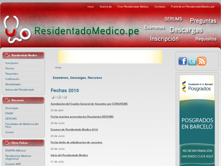 www.residentadomedico.pe