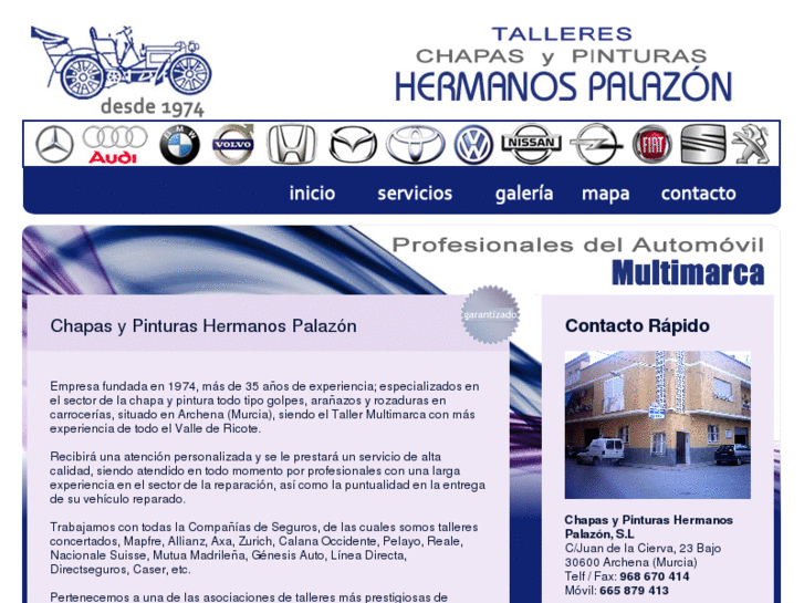 www.tallereshermanospalazon.com