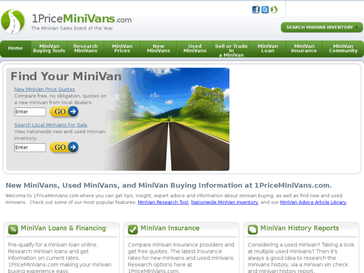 www.1priceminivans.com