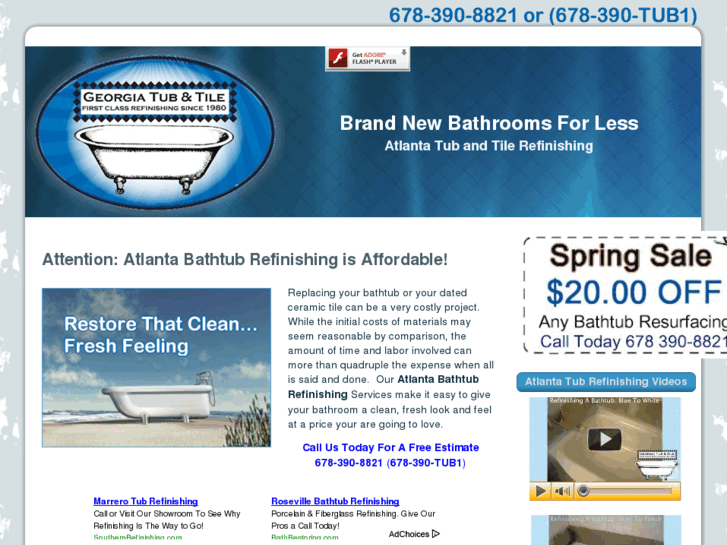 www.bathtubrefinishingatlanta.net