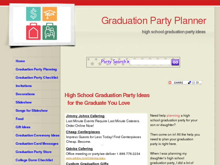 www.graduationpartyplanner.com