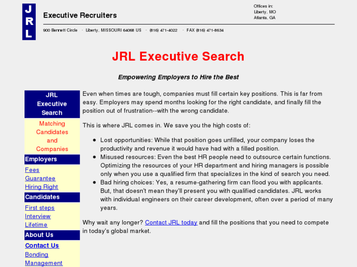 www.jrlexecutivesearch.com