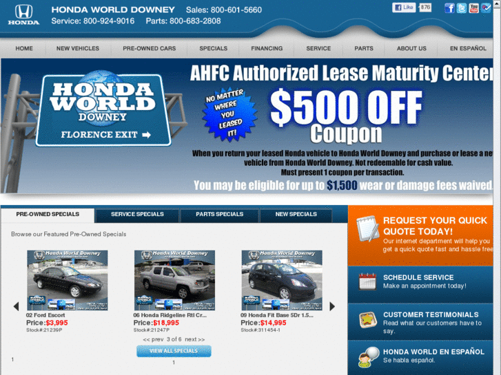 www.lahondaworld.com