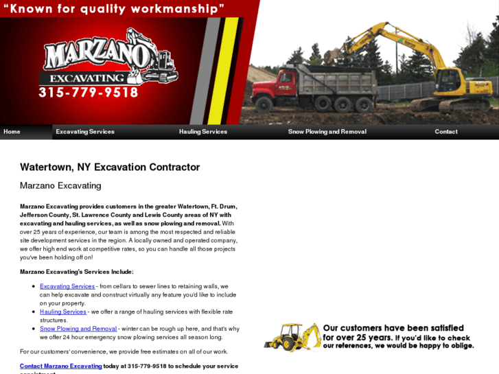 www.marzanoexcavating.com