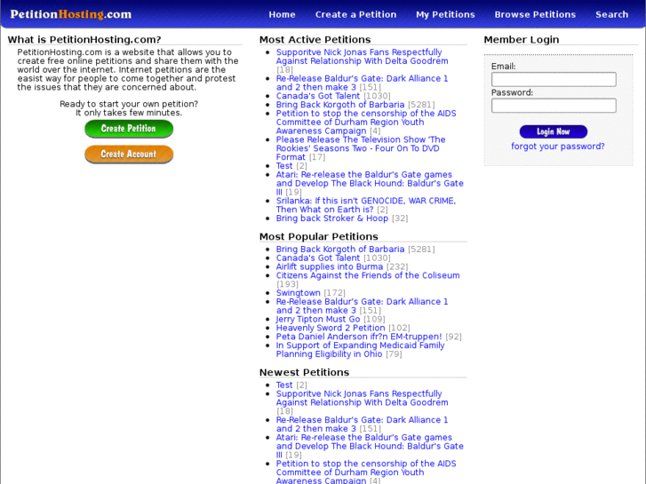 www.petitionhosting.com