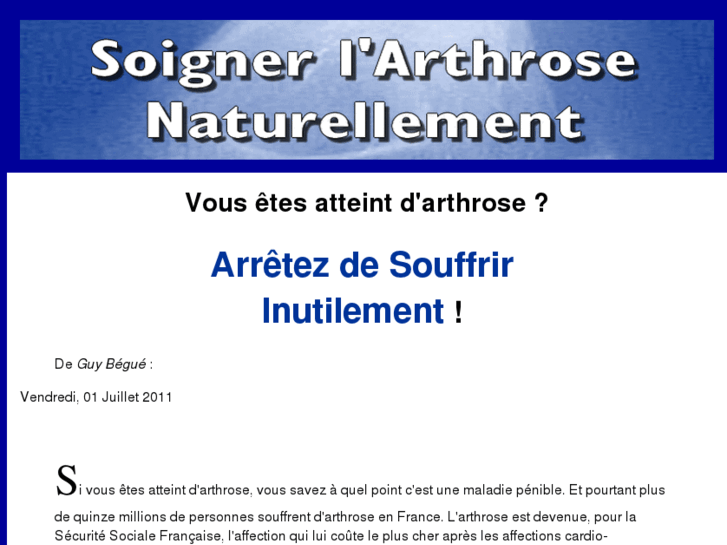 www.soigner-arthrose.com