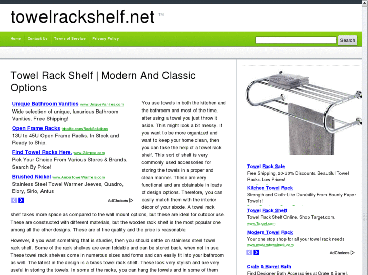www.towelrackshelf.net