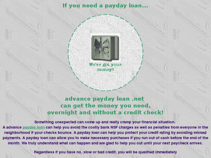 www.advancepaydayloan.net