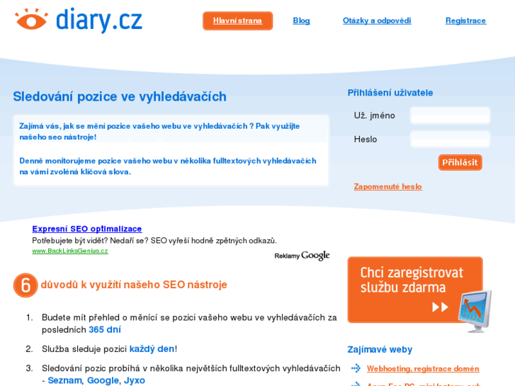 www.diary.cz