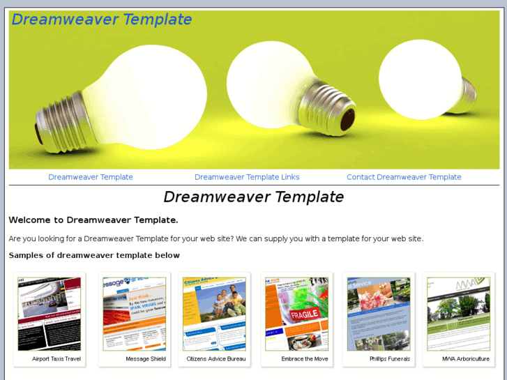 www.dreamweavertemplate.com