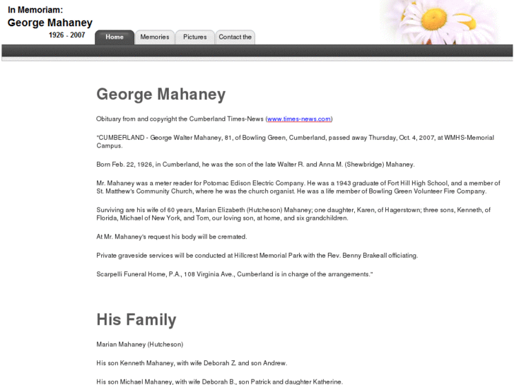 www.georgemahaney.com