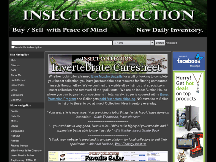 www.insect-collection.com