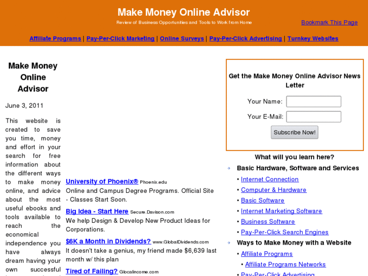 www.makemoneyonlineadvisor.com