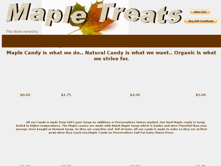 www.maplecandys.com