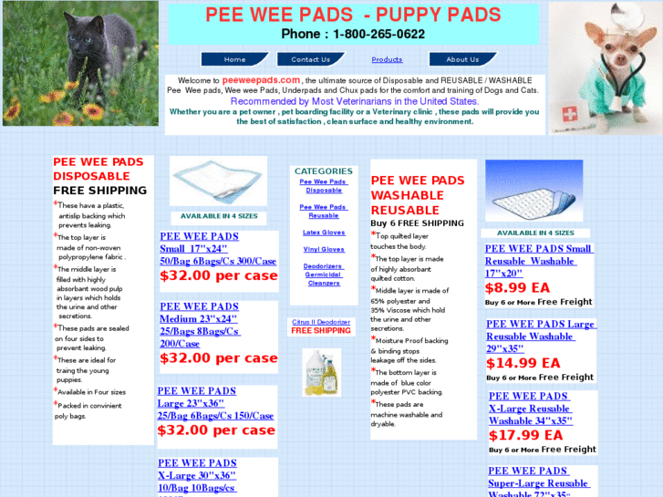 www.peeweepads.com