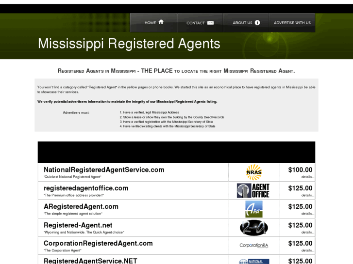 www.registeredagentsinmississippi.com