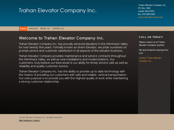 www.trahanelevatorcompany.com